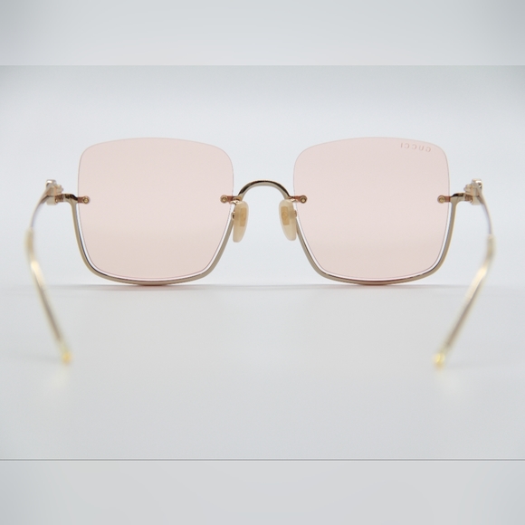 NEW GUCCI SUNGLASSES GG1279S 005 WOMEN PINK EYEWEAR main image 4
